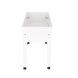 Esschert design - Verhoogde kweekbak metaal wit. S