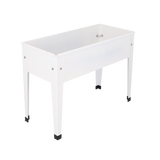 Esschert design - Verhoogde kweekbak metaal wit. S