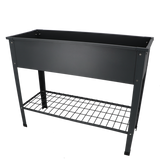 Esschert design - Verhoogde kweekbak metaal antrac. L