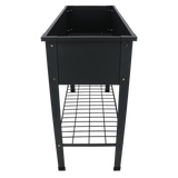 Esschert design - Verhoogde kweekbak metaal antrac. L