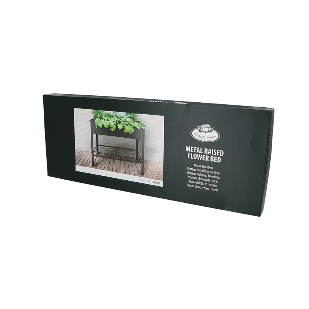 Esschert design - Verhoogde kweekbak metaal antrac. L