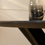 Eettafel Brandy Zwart | 210 cm | Ovaal