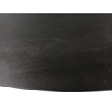 Eettafel Brandy Zwart | 210 cm | Ovaal