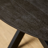 Eettafel Brandy Zwart | 210 cm | Ovaal