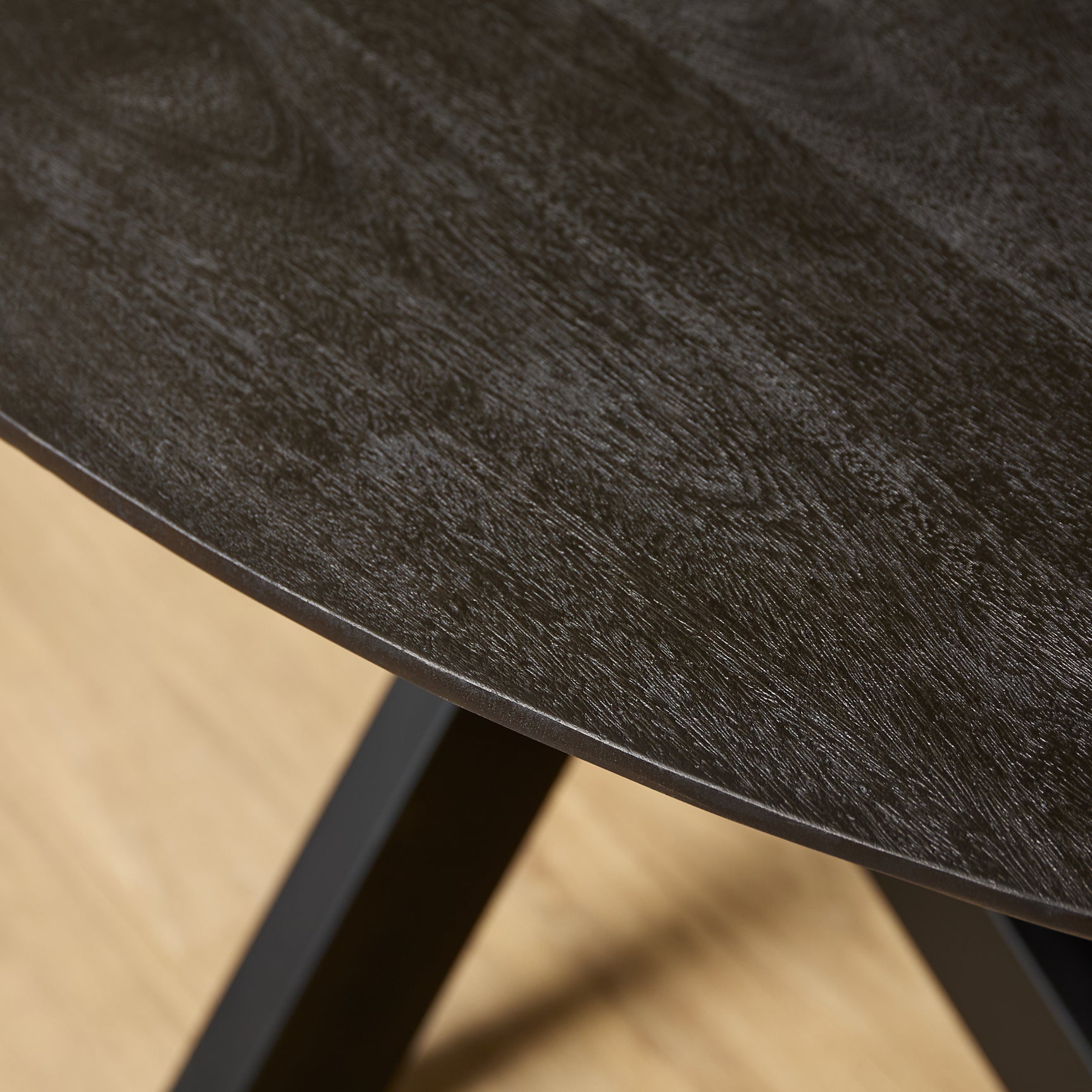 Eettafel Brandy Zwart | 210 cm | Ovaal