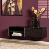 Zwevend tv-meubel Ambiance Zwart | 120 cm