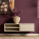 Zwevend tv-meubel Ambiance Zand | 120 cm