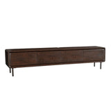 Zwevend tv meubel Allure Bruin Mangohout 200 cm