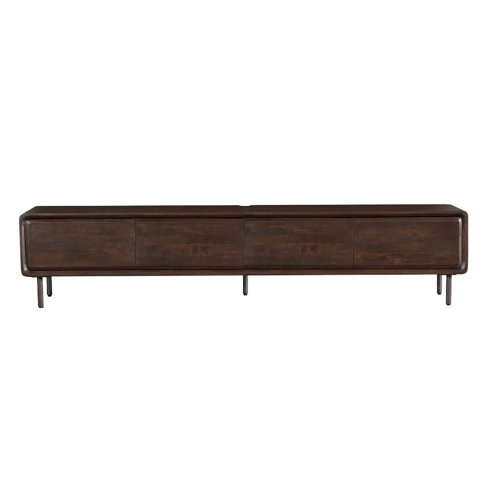 Zwevend tv meubel Allure Bruin Mangohout 240 cm