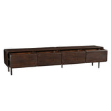 Zwevend tv meubel Allure Bruin Mangohout 240 cm
