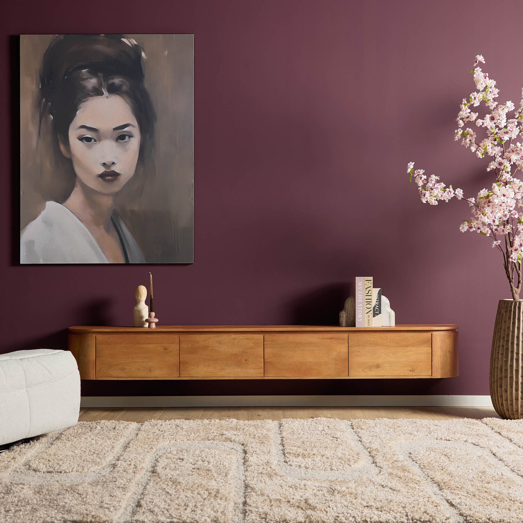 tv-meubel Excellent naturel | 240 cm