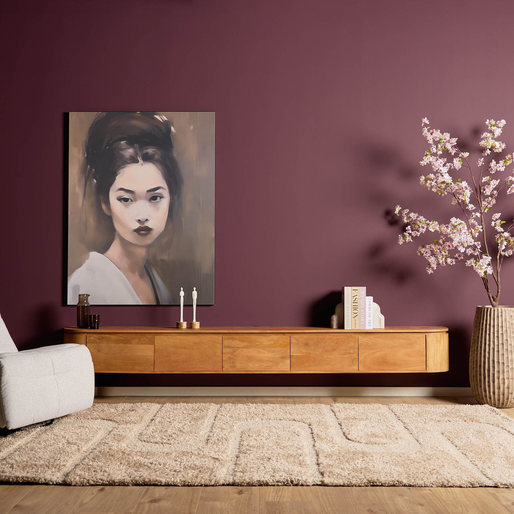 Tv-meubel Excellent Naturel | 280 cm