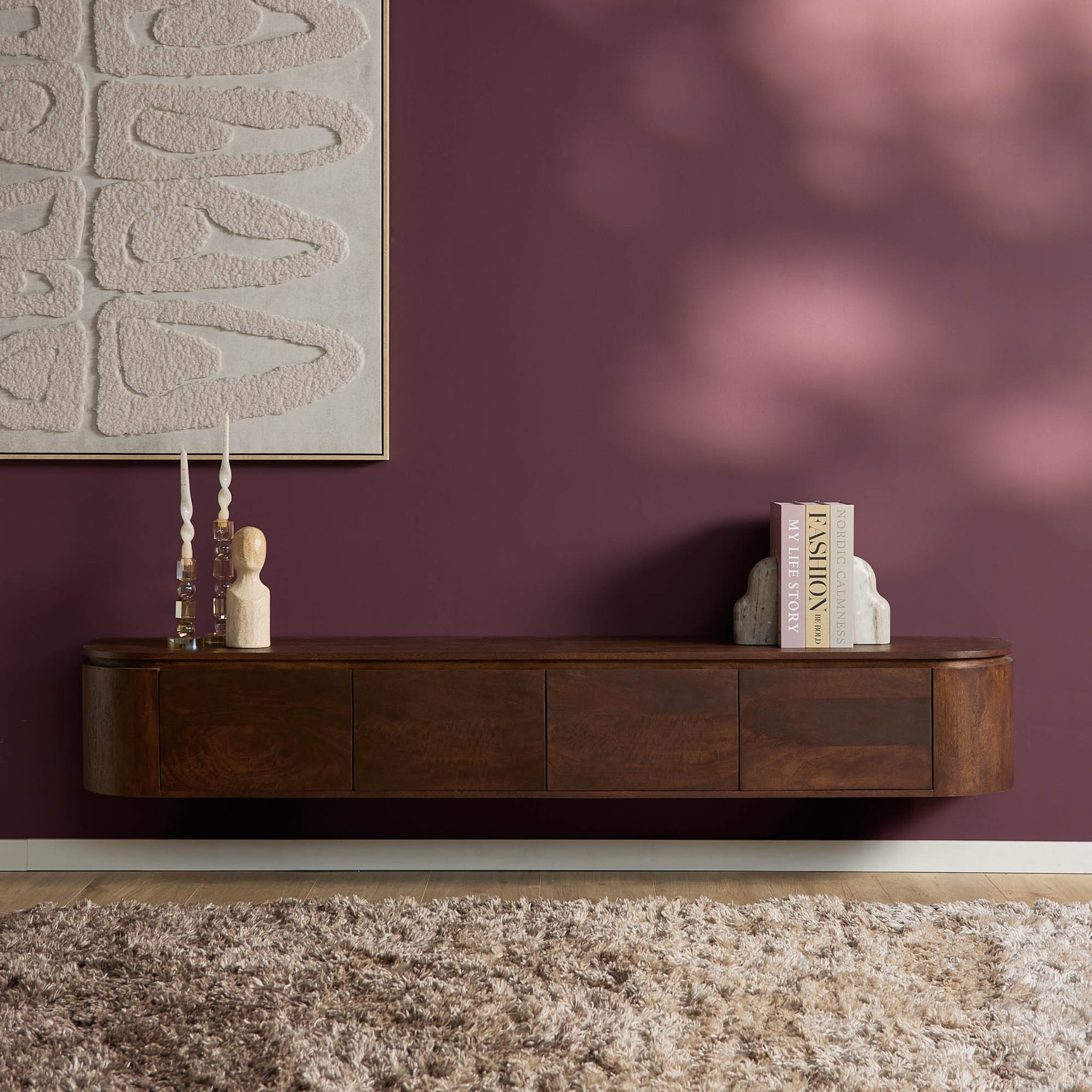 Tv-meubel Excellent Bruin | 200 cm