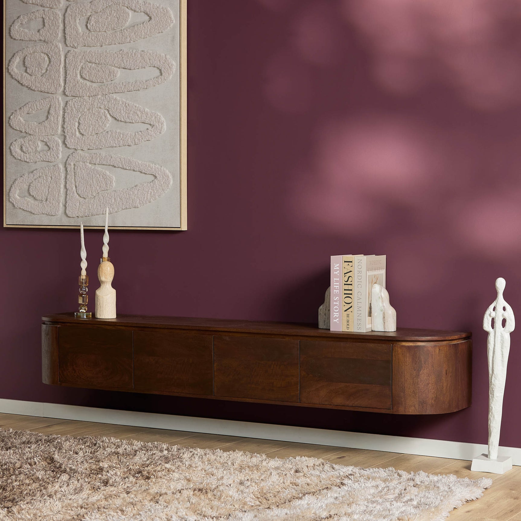 Tv-meubel Excellent Bruin | 200 cm