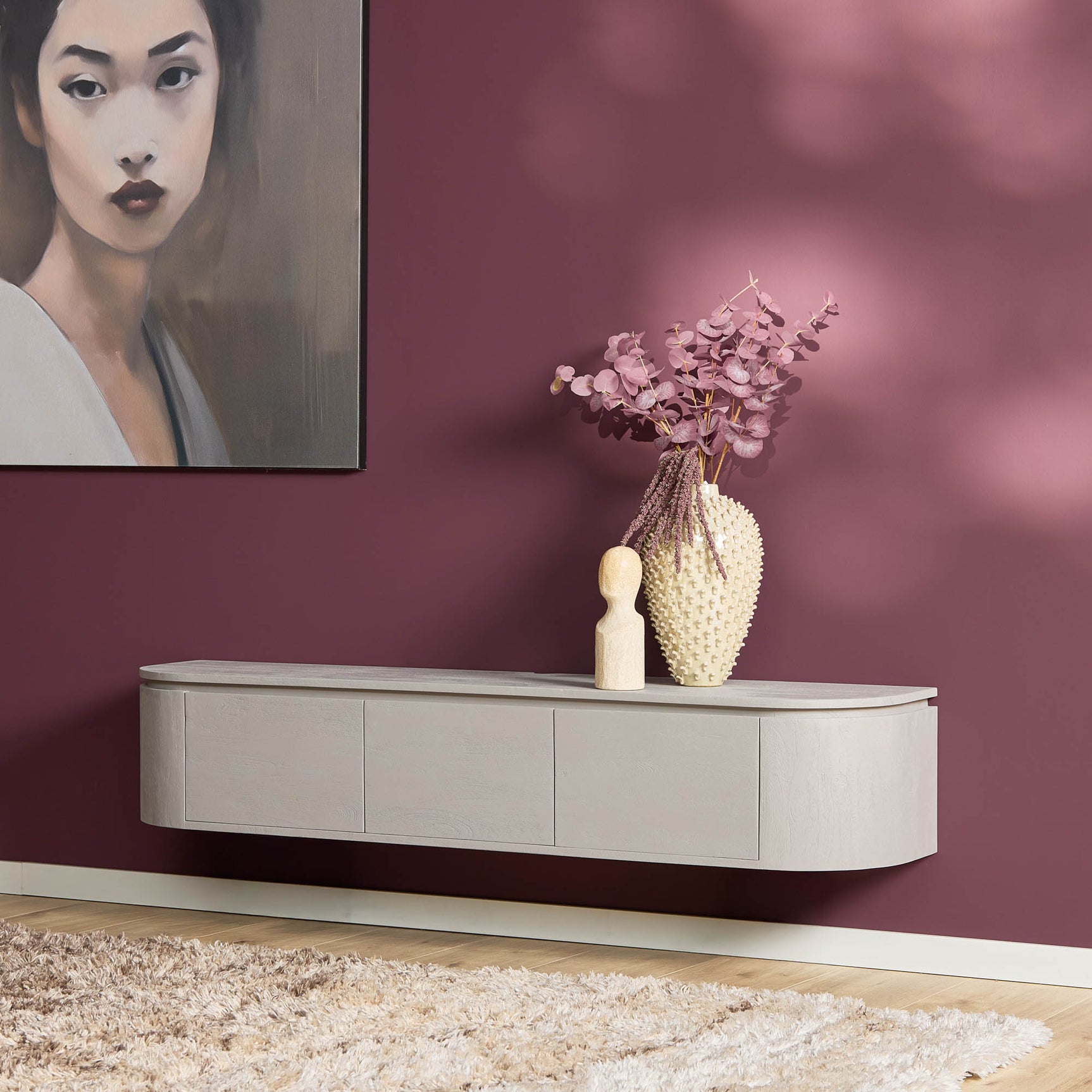 tv-meubel Excellent taupe | 160 cm