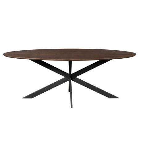 Eiken eettafel Ferris | Ovaal 240 cm | Bruin