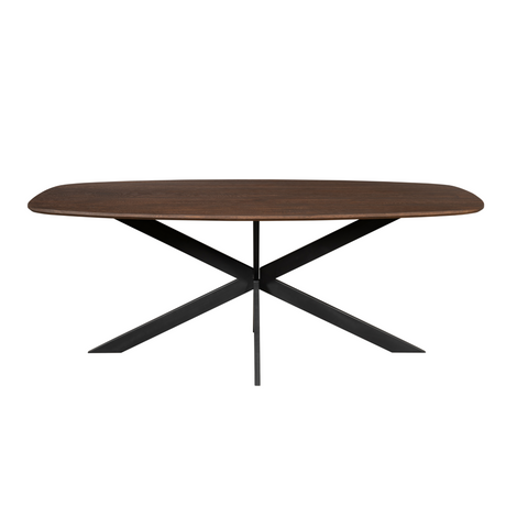 Eiken eettafel Ferris | Deens Ovaal 180 cm | Bruin