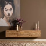 Zwevend tv-meubel Vision licht mango | 160 cm