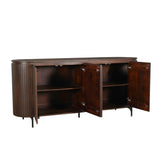 Dressoir Solana Bruin Mangohout 210 cm