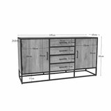 Dressoir Dakota | 165 cm