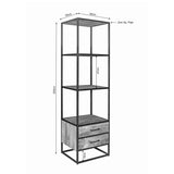 Boekenkast Dakota 2 lades | 55 cm