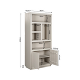 Boekenkast Brussel | 5 vakken - 2 deuren