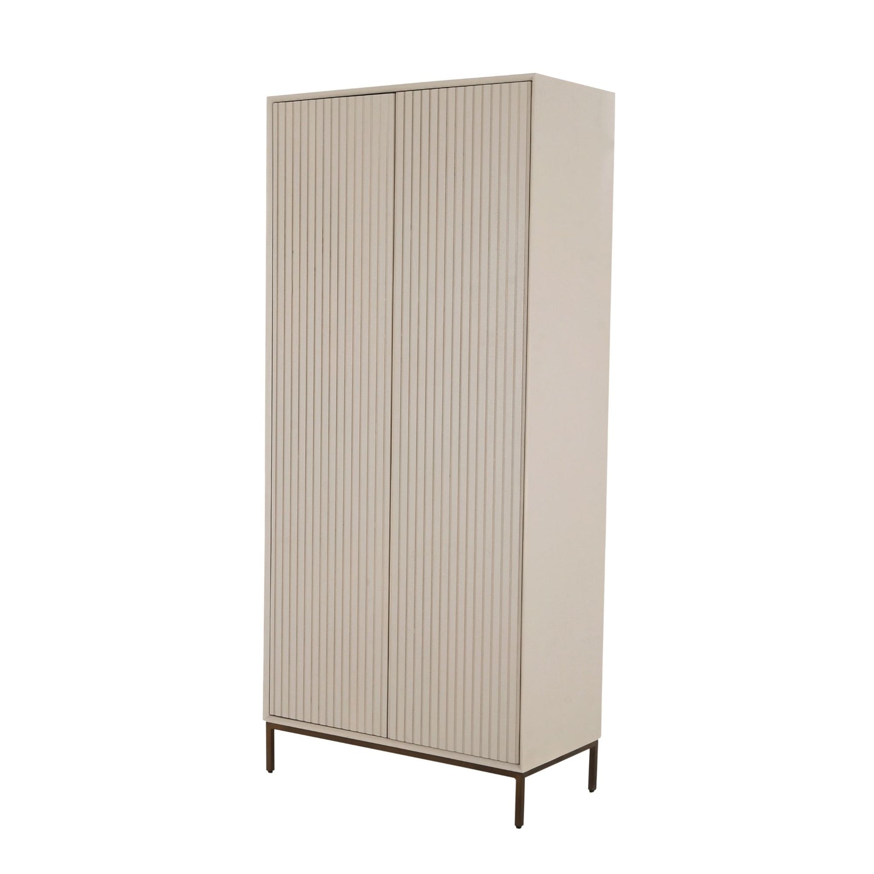 Kast Madison zandkleurig mangohout 90 cm