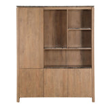 Vakkenkast XL Dallas Naturel Mangohout 160 cm