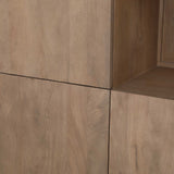 Vakkenkast XL Dallas Naturel Mangohout 160 cm