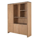 Vakkenkast XL Dallas Naturel Mangohout 160 cm