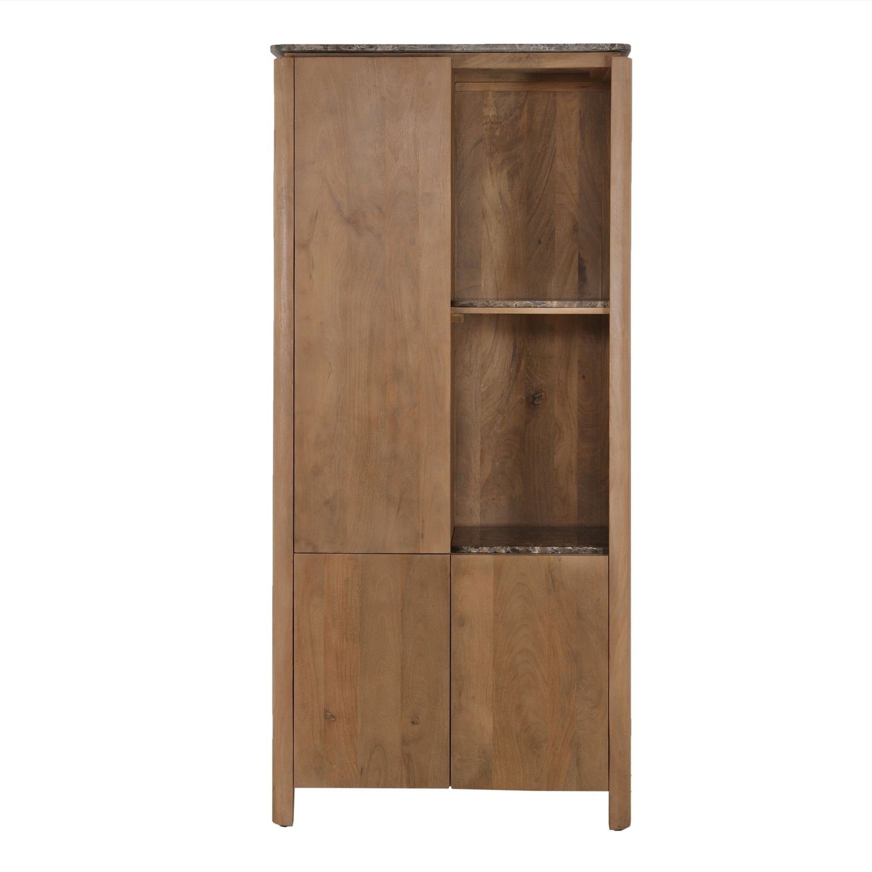Vakkenkast Dallas Naturel Mangohout 90 cm