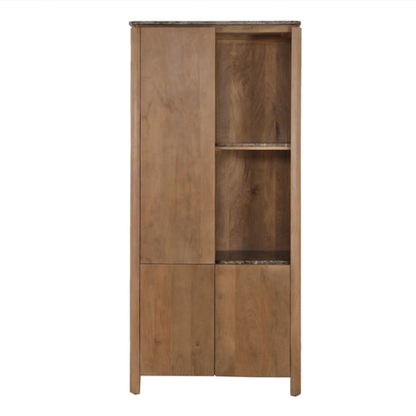 Vakkenkast Dallas Naturel Mangohout 90 cm