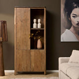 Vakkenkast Dallas Naturel Mangohout 90 cm