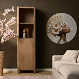 Boekenkast Dallas Naturel Mangohout 55 cm