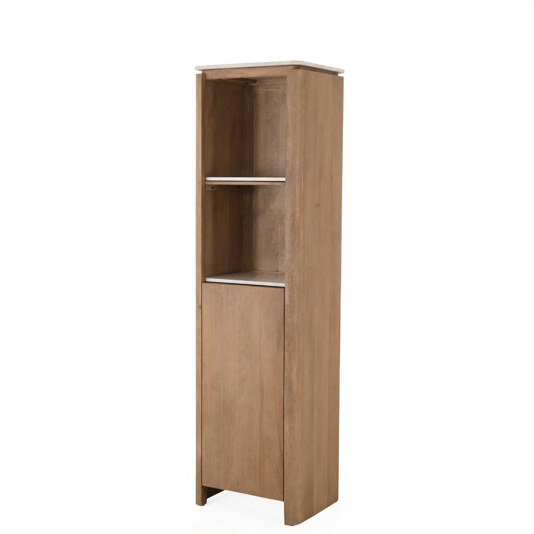 Boekenkast Dallas Naturel Mangohout 55 cm