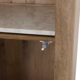 Boekenkast Dallas Naturel Mangohout 55 cm