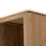 Boekenkast Dallas Naturel Mangohout 55 cm