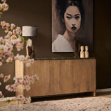 Dressoir Dallas Naturel Mangohout 165 cm