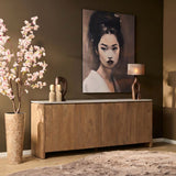 Dressoir Dallas Naturel Mangohout 210 cm