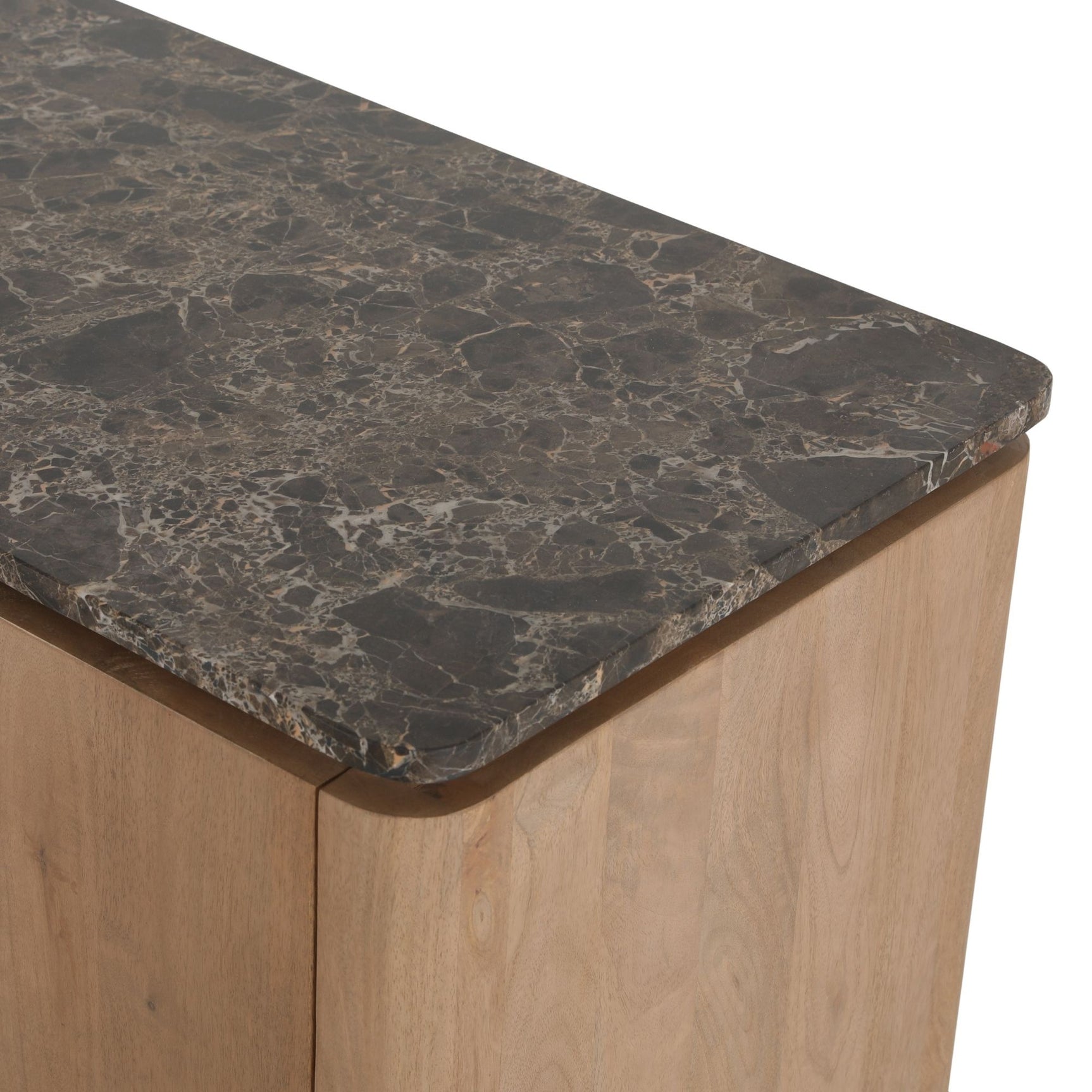 tv-meubel Dallas naturel mangohout 165 cm