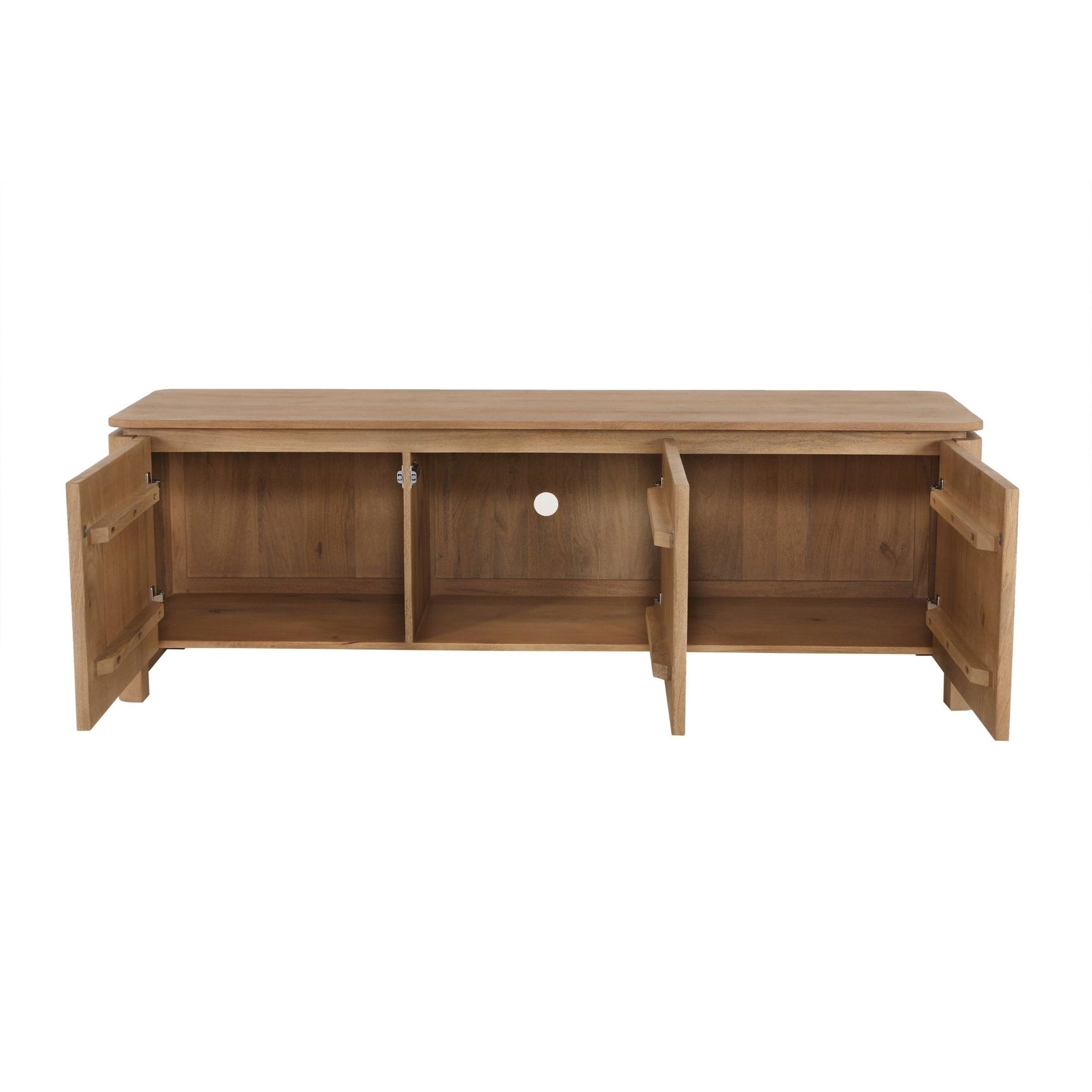 tv-meubel Dallas naturel mangohout 165 cm