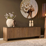 tv-meubel Dallas naturel mangohout 165 cm
