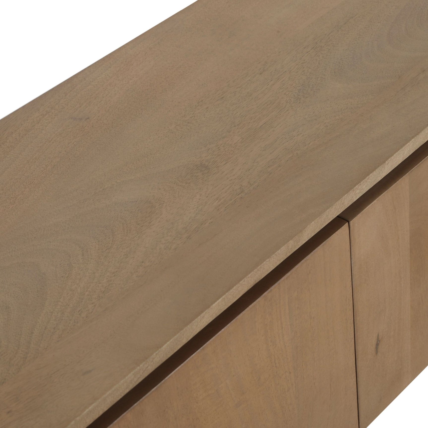 Zwevend tv-meubel Dallas naturel mangohout 210 cm