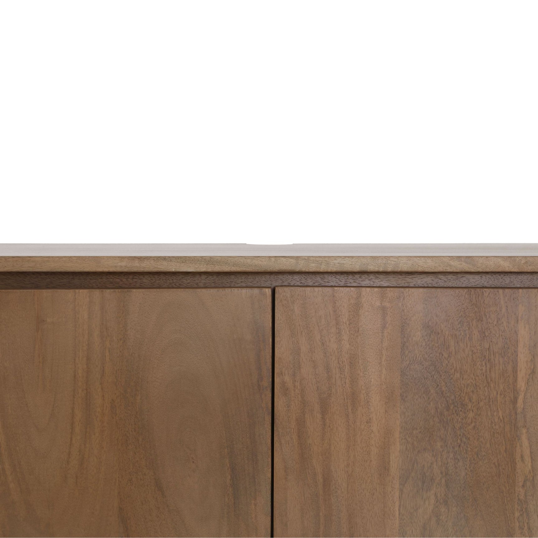 Zwevend tv-meubel Dallas naturel mangohout 210 cm