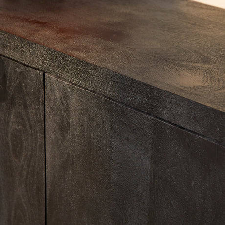 Dressoir Brussel Zwart 3-deurs | 150 cm