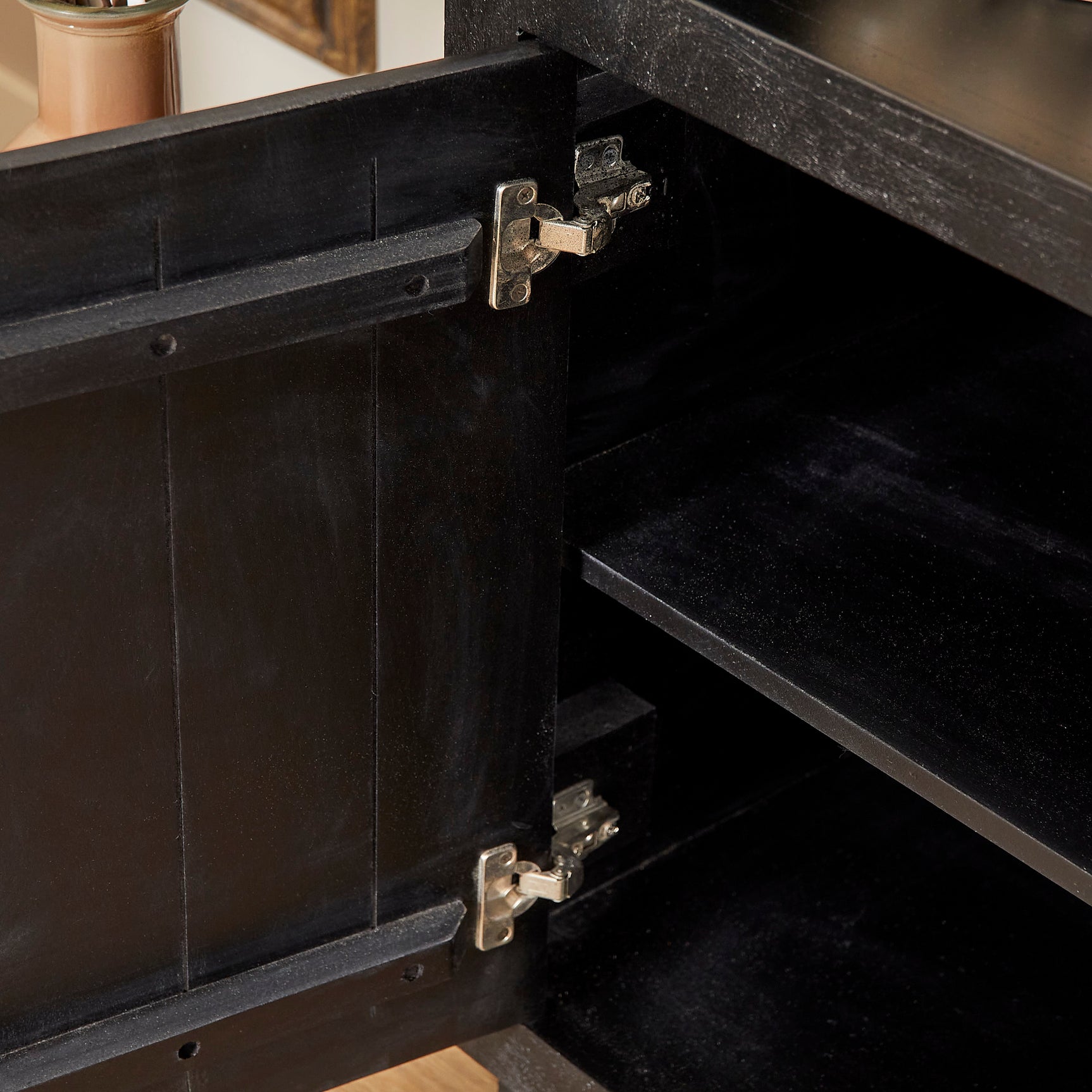 Boekenkast Brussel Zwart | 90 cm