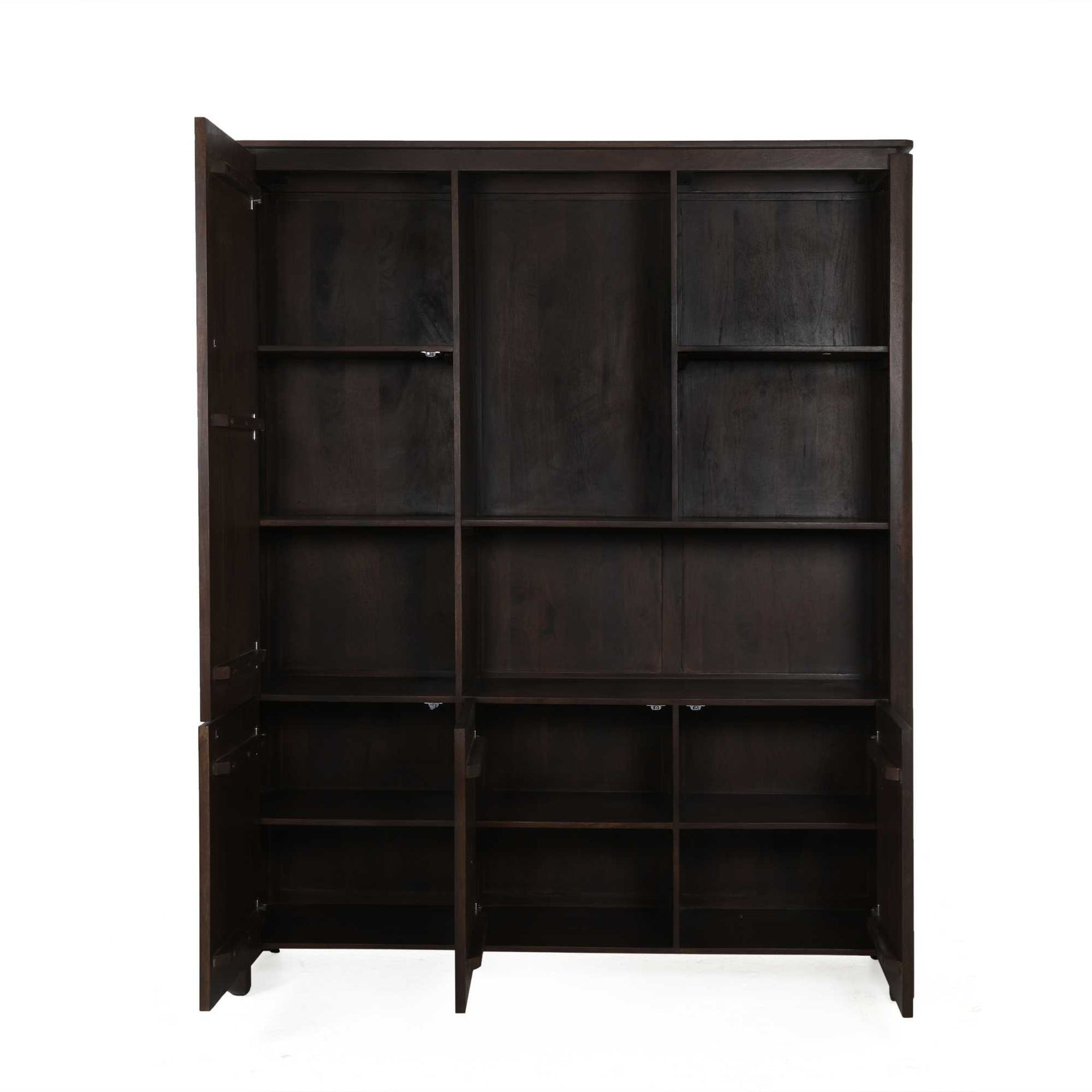 Vakkenkast XL Dallas Bruin Mangohout 160 cm
