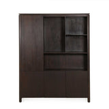 Vakkenkast XL Dallas Bruin Mangohout 160 cm