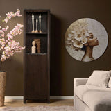 Boekenkast Dallas bruin mangohout 55 cm