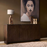 Dressoir Dallas bruin mangohout 165 cm